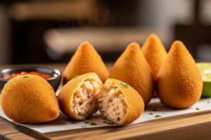 Coxinha de Frango Caseira.