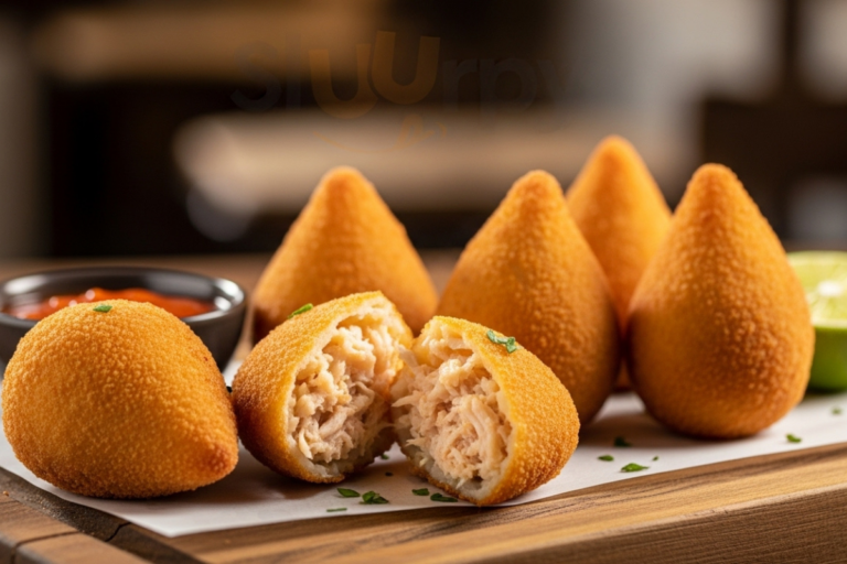 Coxinha de Frango Caseira.