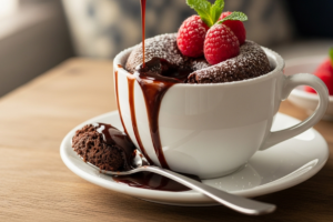 ☕ Mug Cake de Chocolate Rápido Receita Prática, Surpreenda-se com Isso