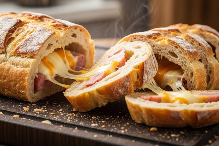 🥖 Pão Caseiro Recheado Macio Receita Prática, Surpreenda-se com Isso