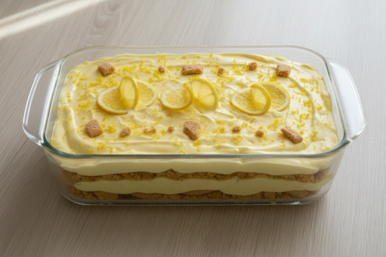 Pavê de Limão com Biscoito Maisena: Um Clássico Refrescante e Descomplicado para o Dia a Dia