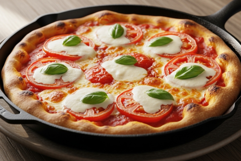 🍕 Pizza Caseira na Frigideira Rápida Receita Prática, Surpreenda-se com Isso