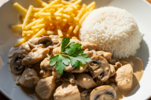 Strogonoff de Frango Cremoso Receita Clássica com Sabor e Textura Perfeitos