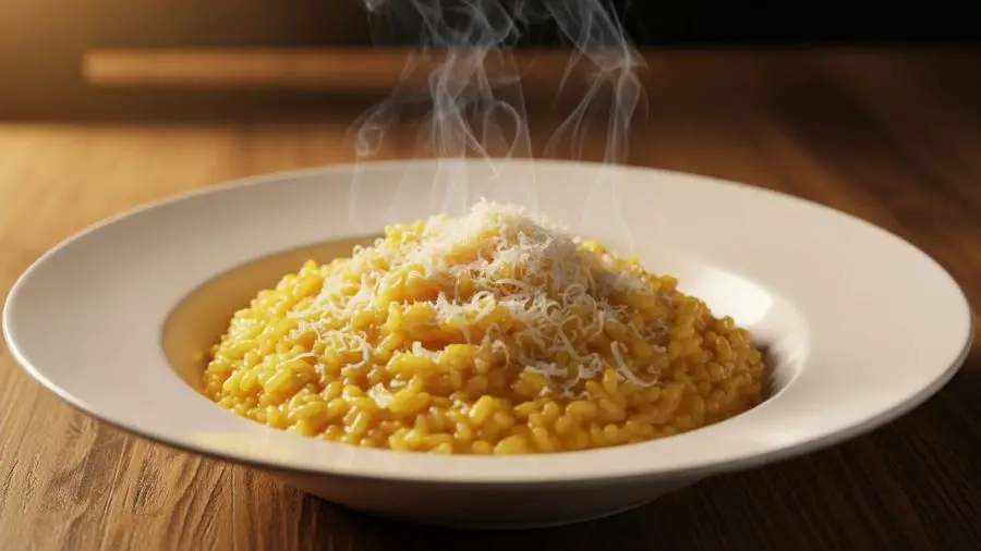 O risotto perfeito se move como uma onda quando você inclina o prato. Esse movimento tem nome e técnica. 🌊