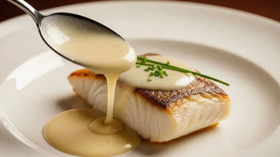 "Manteiga, vinho branco, échalote. Parece simples. É simples — quando você entende o que está acontecendo dentro da panela." -->