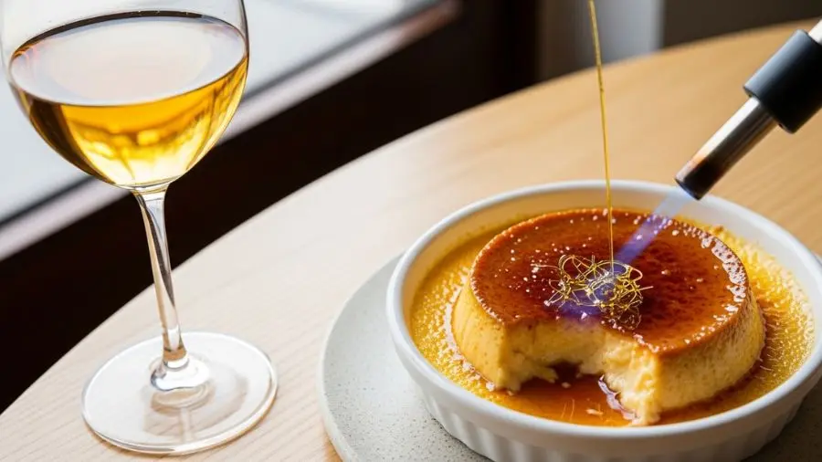 "Crème brûlée e Sauternes: a harmonização clássica que não tem concorrência no repertório francês."