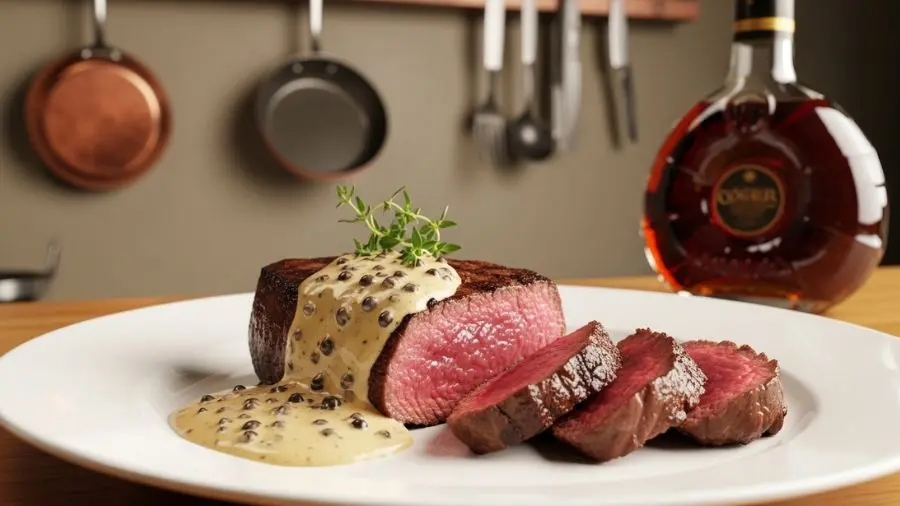 "Sauce au poivre: o cognac não é opcional — é o ingrediente que equilibra a pimenta e estrutura o molho."