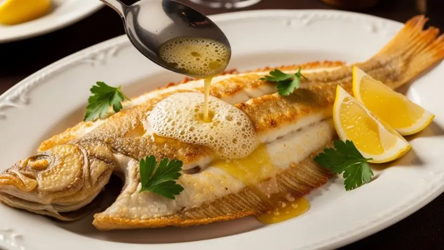 "Farinha, manteiga, limão. Julia Child disse que foi o melhor prato que comeu na vida. Não é exagero — é execução perfeita de algo simples." -->