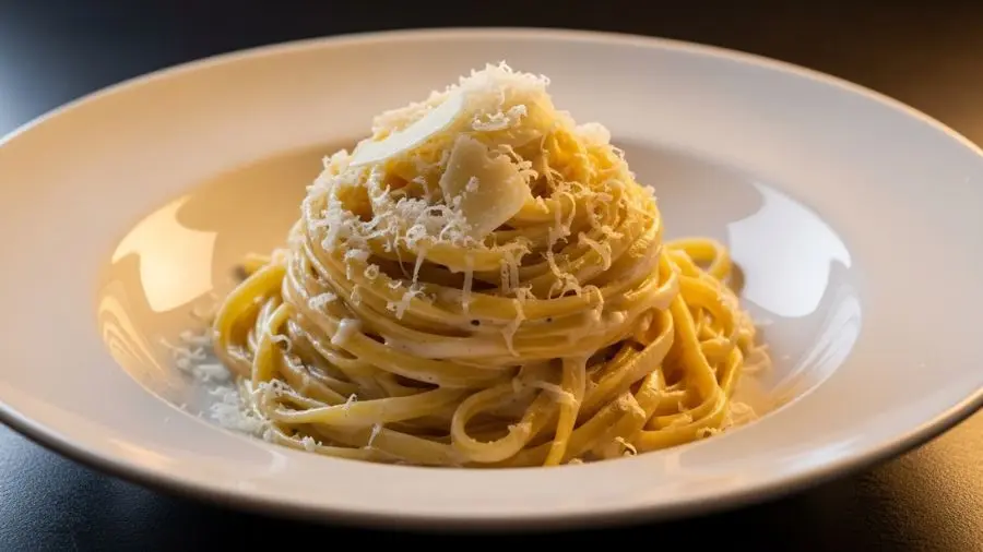 "Três ingredientes, técnica perfeita. O Alfredo original não precisa de mais nada."