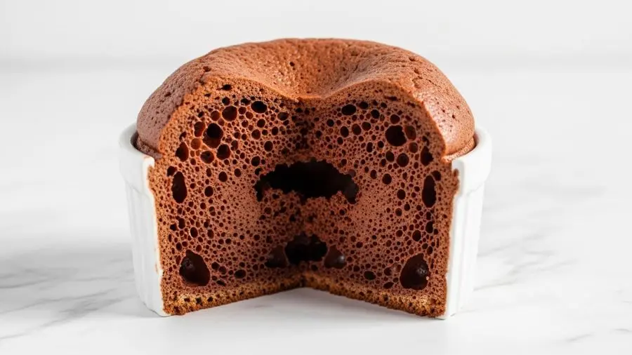 O ar que as claras retêm é o soufflé. Tudo o mais é suporte para esse ar.