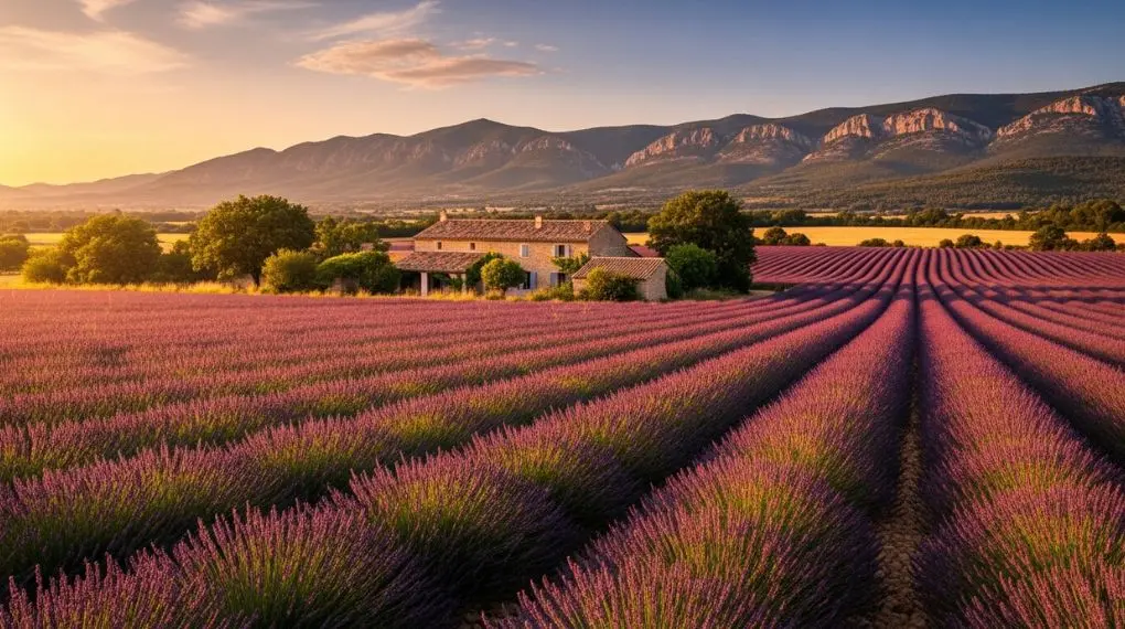 "A Provence que aparece nos cartões postais existe de verdade. Mas é o que não está nos cartões que vale a viagem." -->