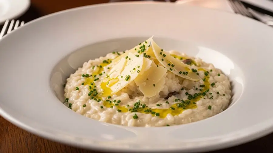 harmonização umami vinho risoto com parmesão
