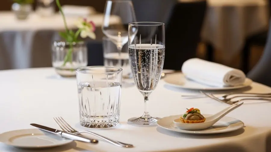 "Em restaurantes de três estrelas, a água é escolhida com o mesmo cuidado que o vinho. Não é detalhe — é composição."