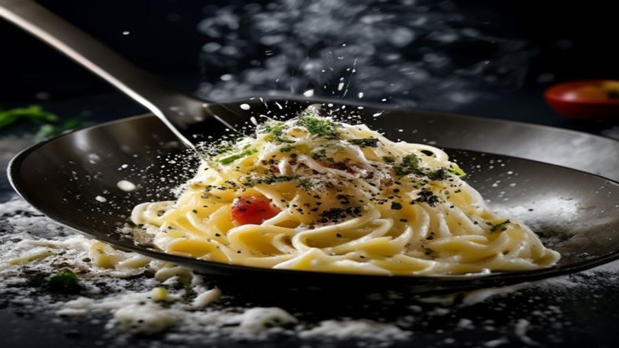 Queijo empedrado na frigideira — o erro mais comum no cacio e pepe