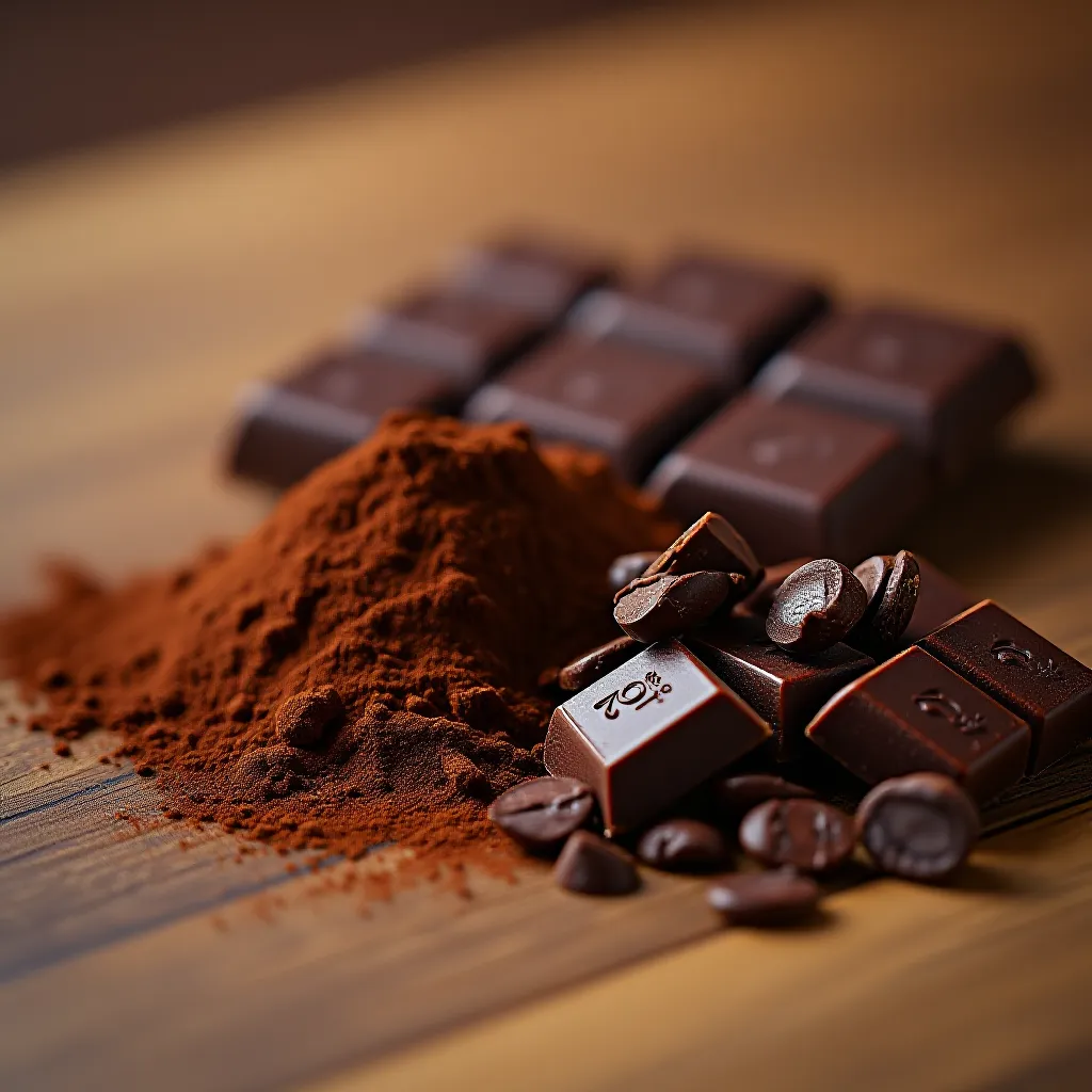 Cacau em pó alcalino e chocolate nobre — ingredientes que diferenciam o brigadeiro gourmet