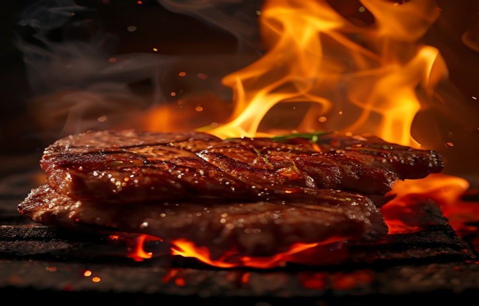 Picanha na brasa