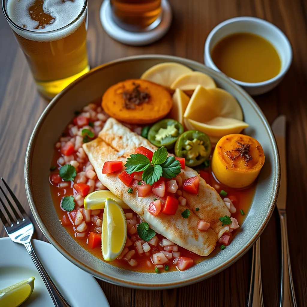Ceviche peruano completo — apresentação final