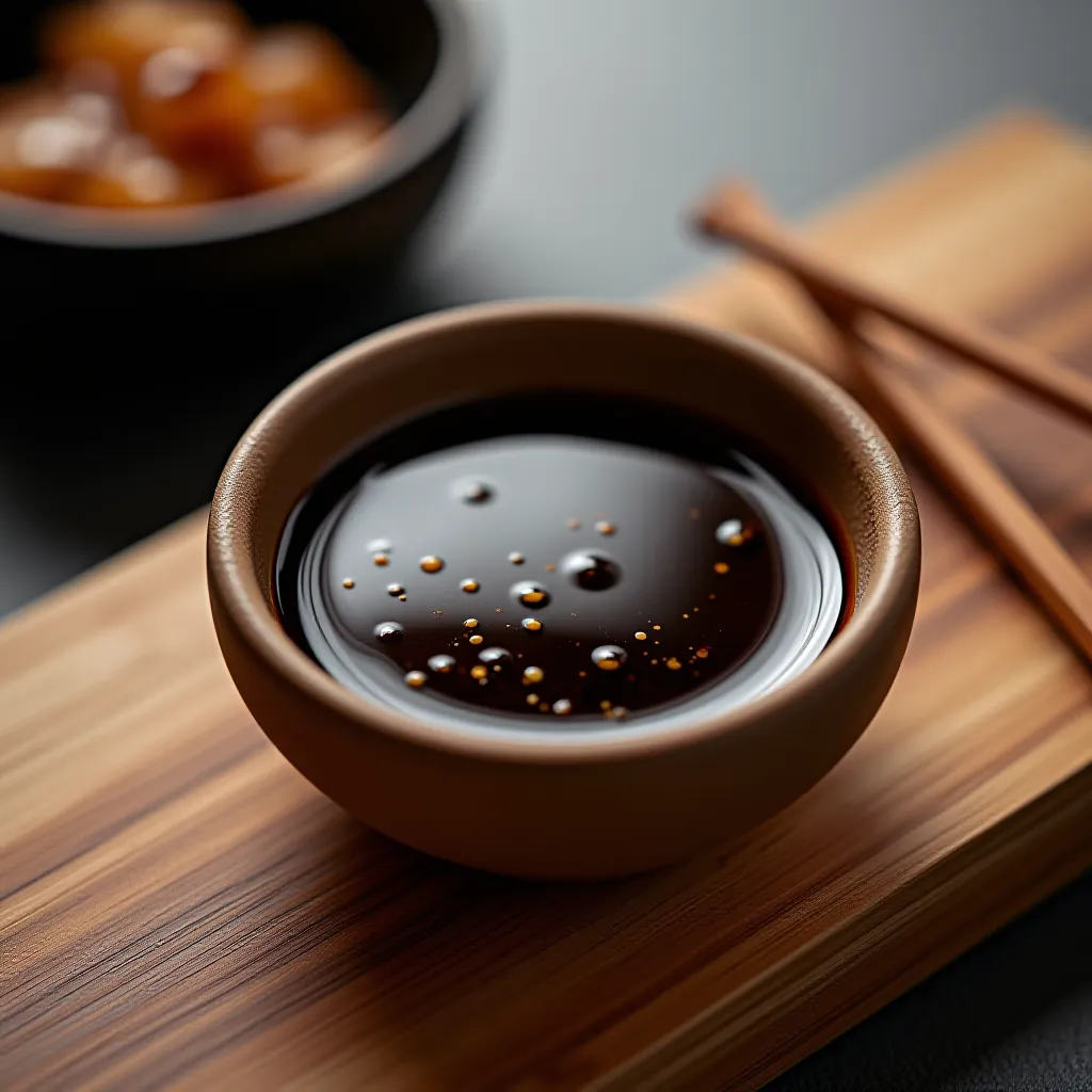 Tare de yakitori — redução de shoyu, mirin e sake