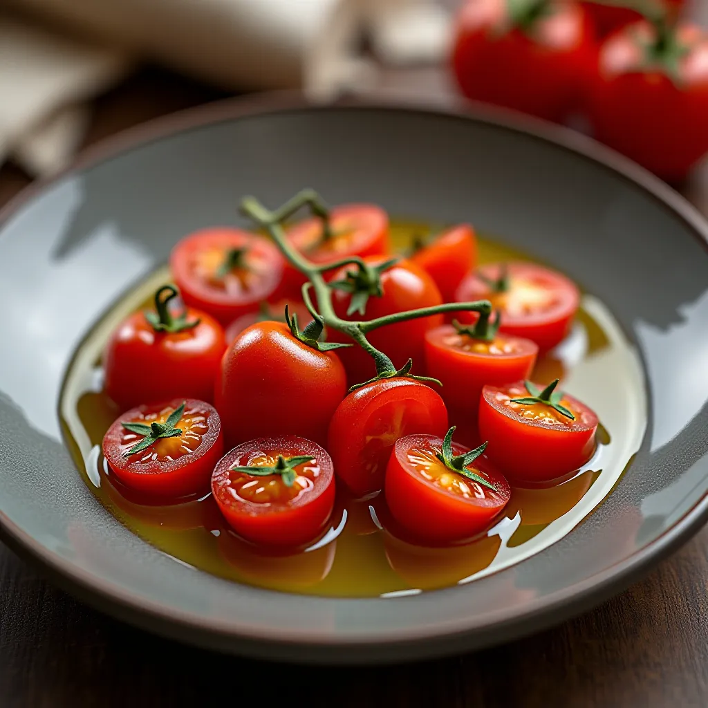 Confit de tomate tecnica francesa azeite ervas alho - imagem 1