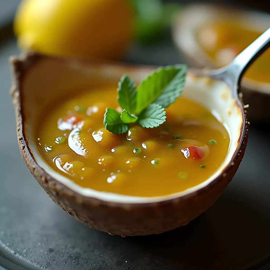 Ingredientes da mignonette: echalote, vinagre e pimenta