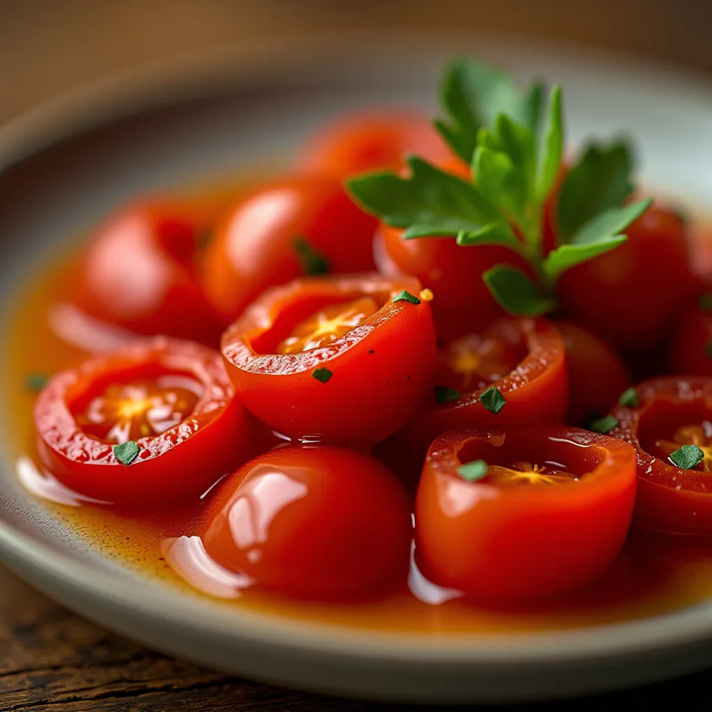 Confit de tomate tecnica francesa azeite ervas alho - imagem 2
