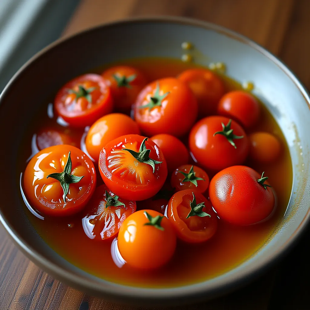 Confit de tomate tecnica francesa azeite ervas alho - imagem 3