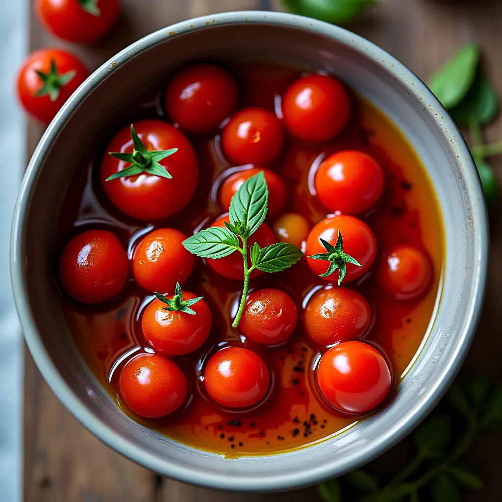 Confit de tomate tecnica francesa azeite ervas alho - imagem 7