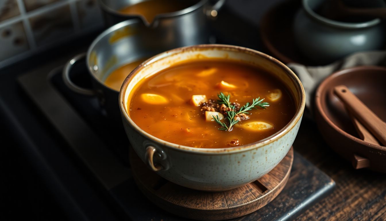 Caldo de osso bone broth receita passo a passo cozinha - imagem 8