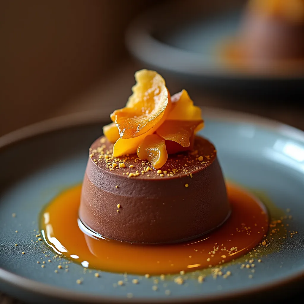 Mise en place completa para receita de mousse com caramelo salgado e honeycomb