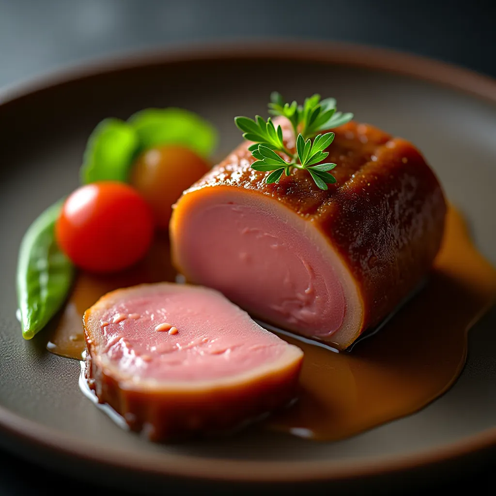 foie gras escalope porto wine reduction apple caramelized recipe