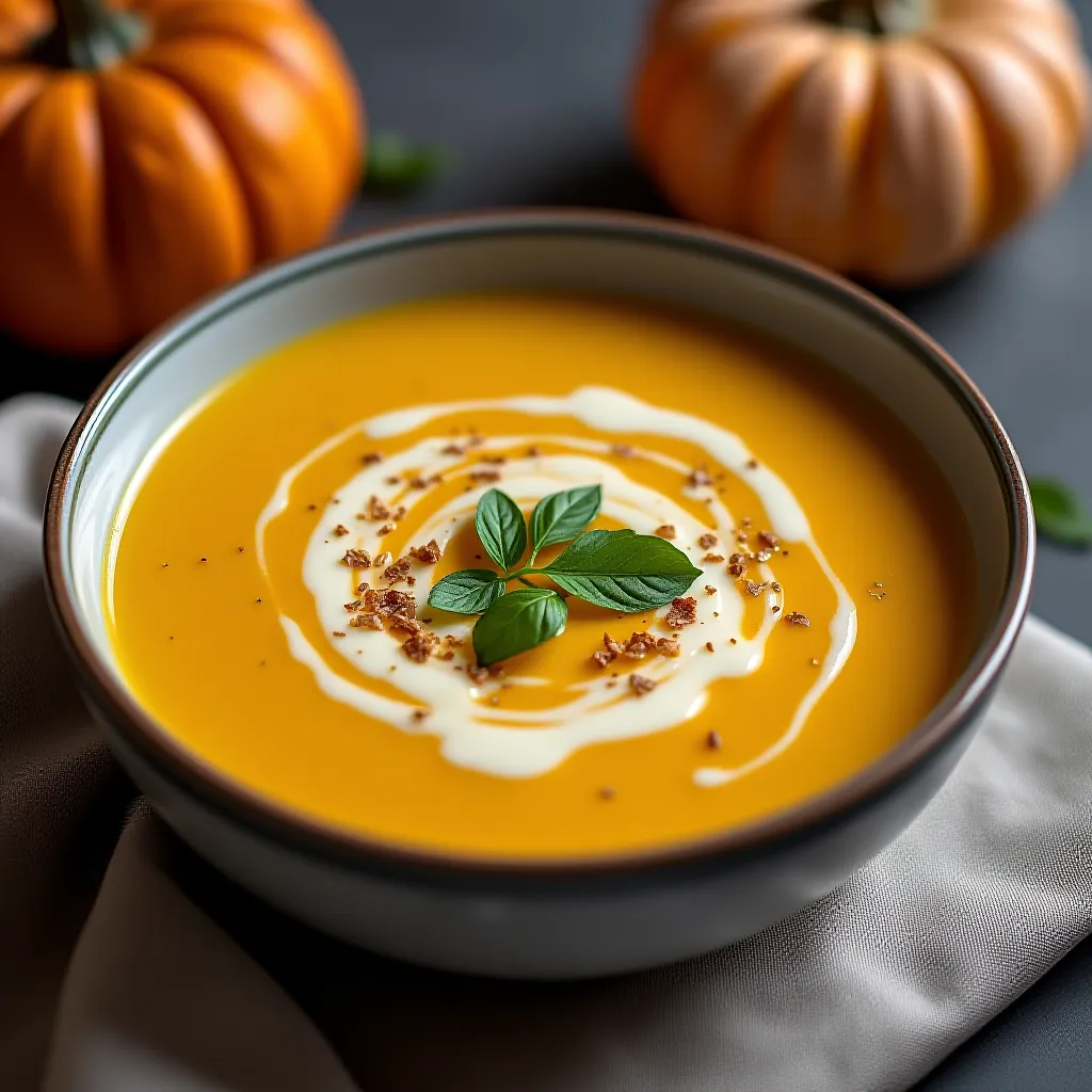 Creme de Abobora com Gorgonzola: Receita de Inverno Premium