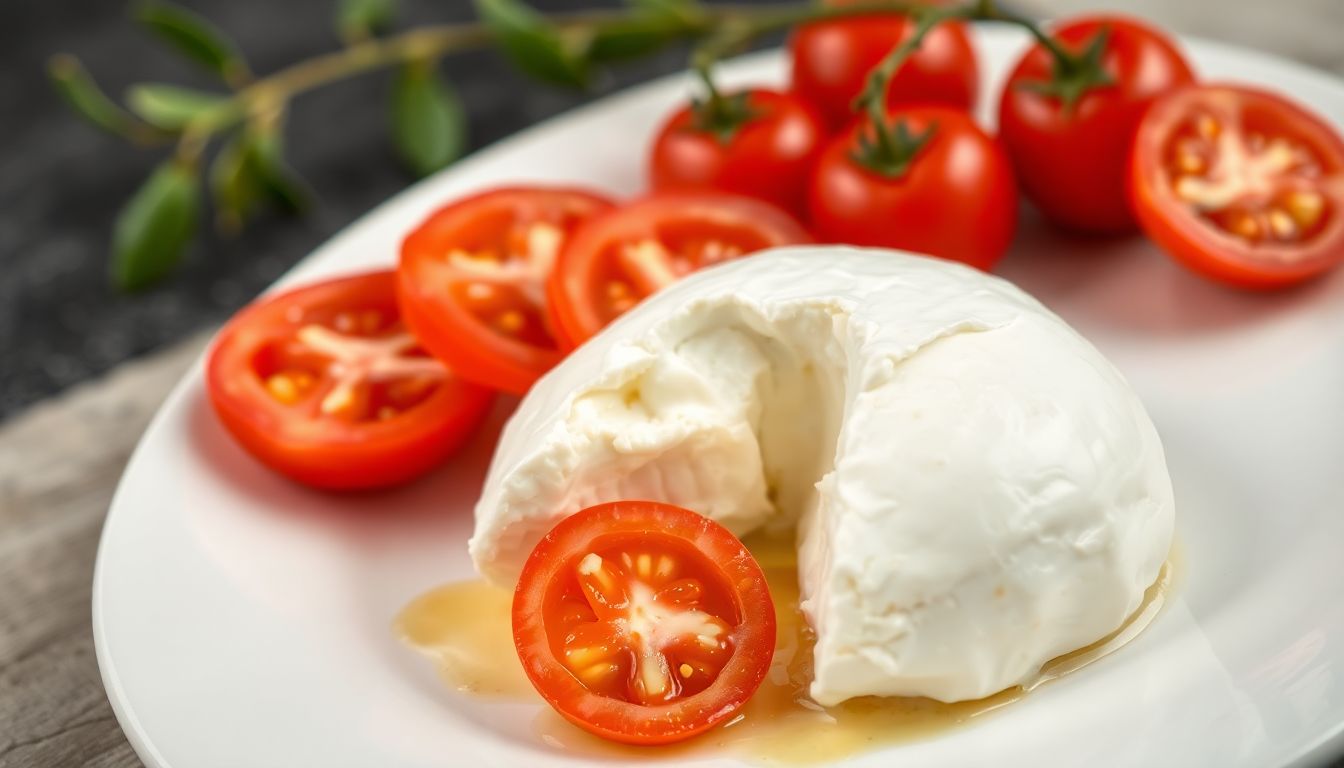 burrata com tomate - imagem 2