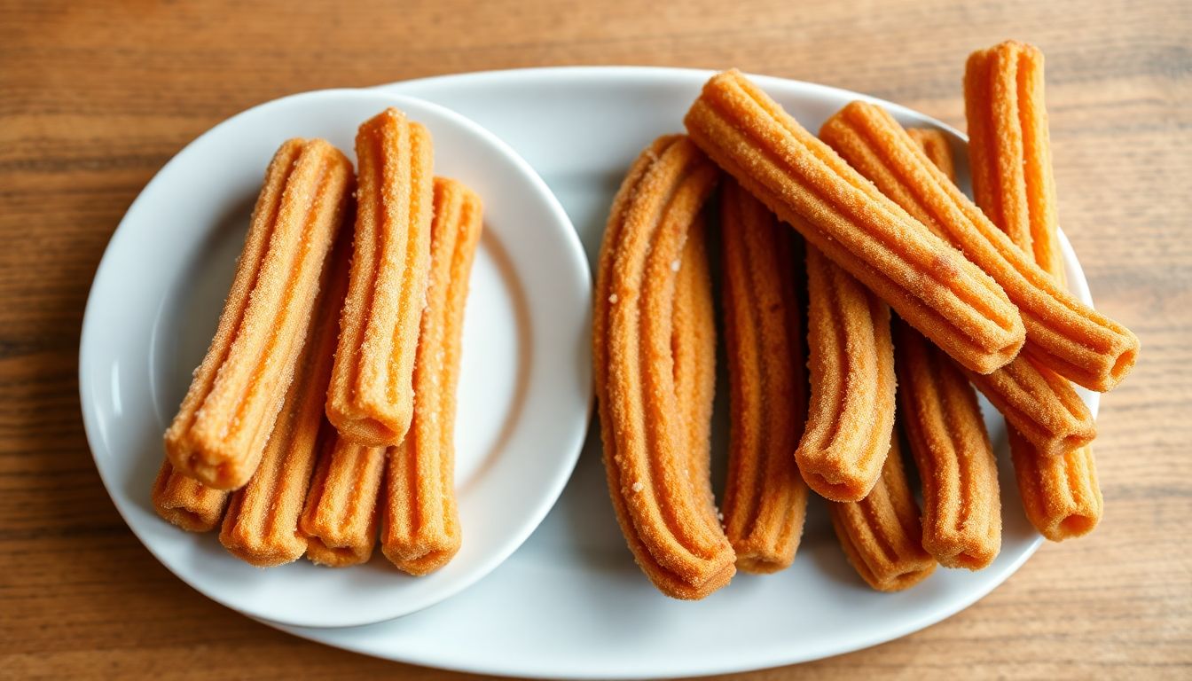 comparação entre churro espanhol e churro mexicano