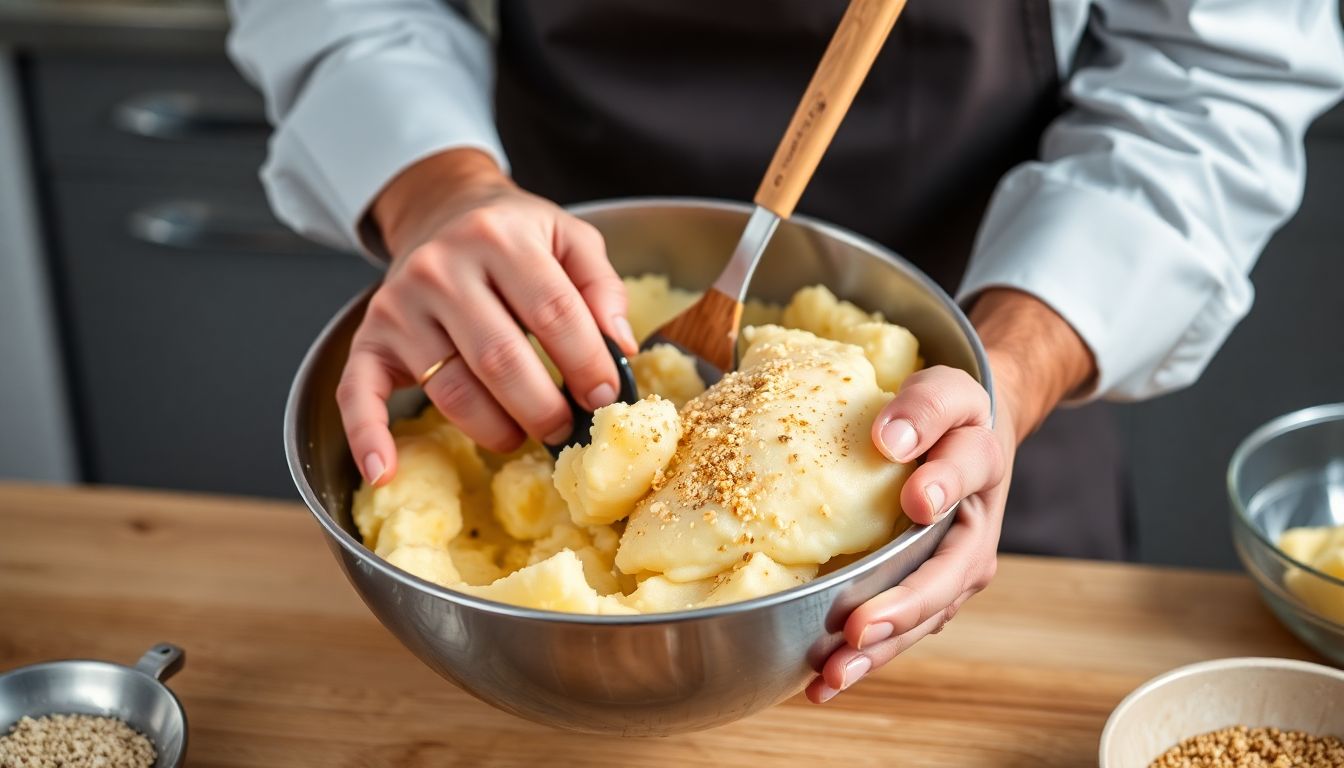pommes dauphine receita croquete batata massa choux - imagem 5