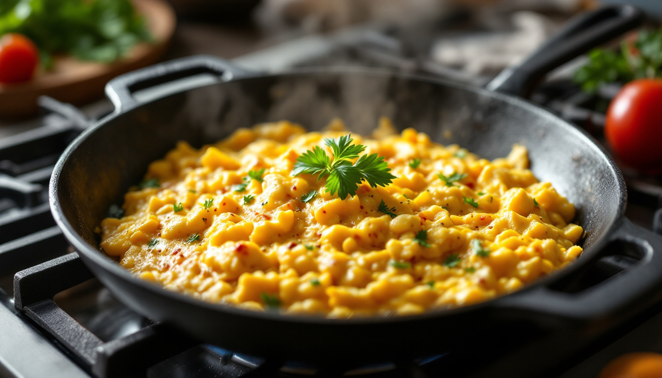 omelette souffle tecnica omelete cresce prato - imagem 5