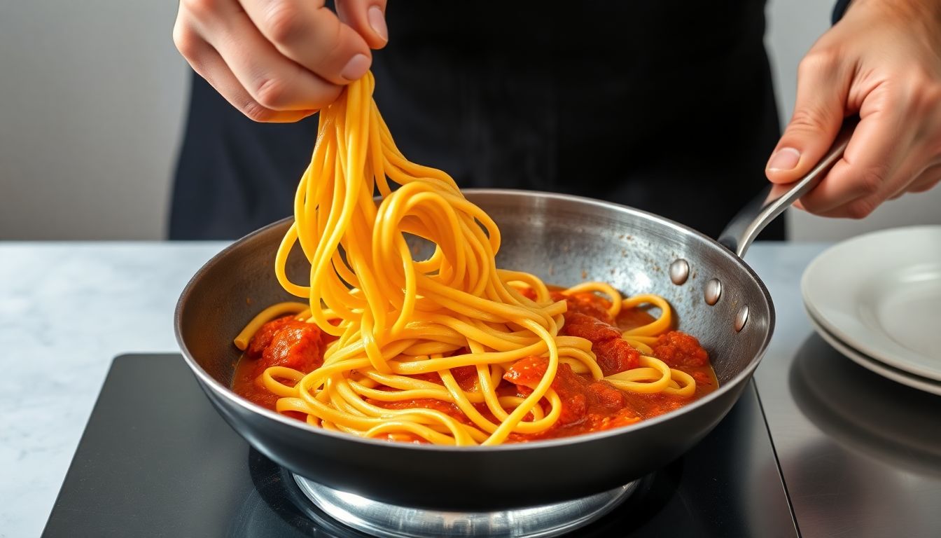 Rigatoni all'Amatriciana Autêntica: Guanciale e Pecorino - imagem 7