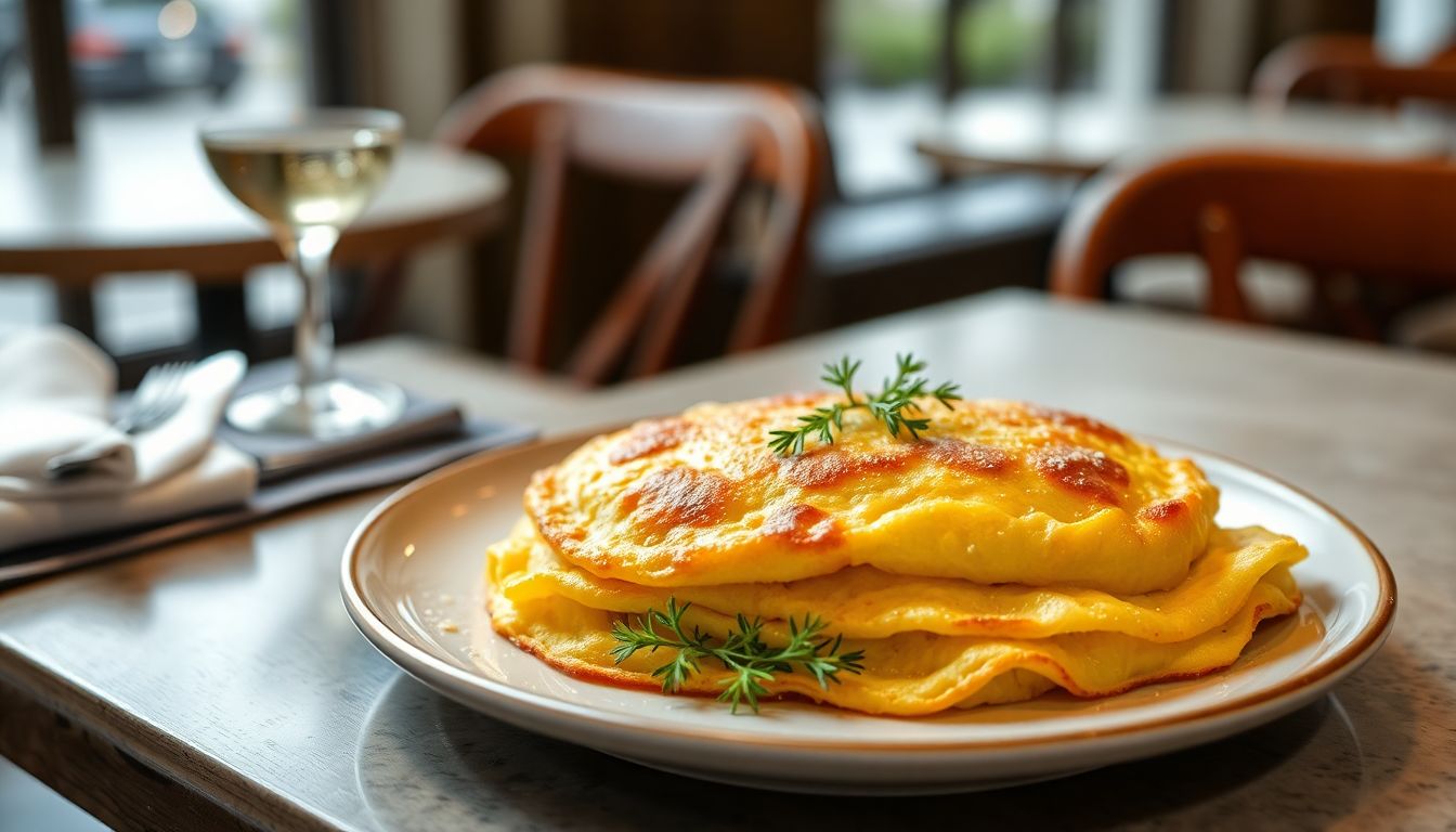 omelette souffle tecnica omelete cresce prato - imagem 7