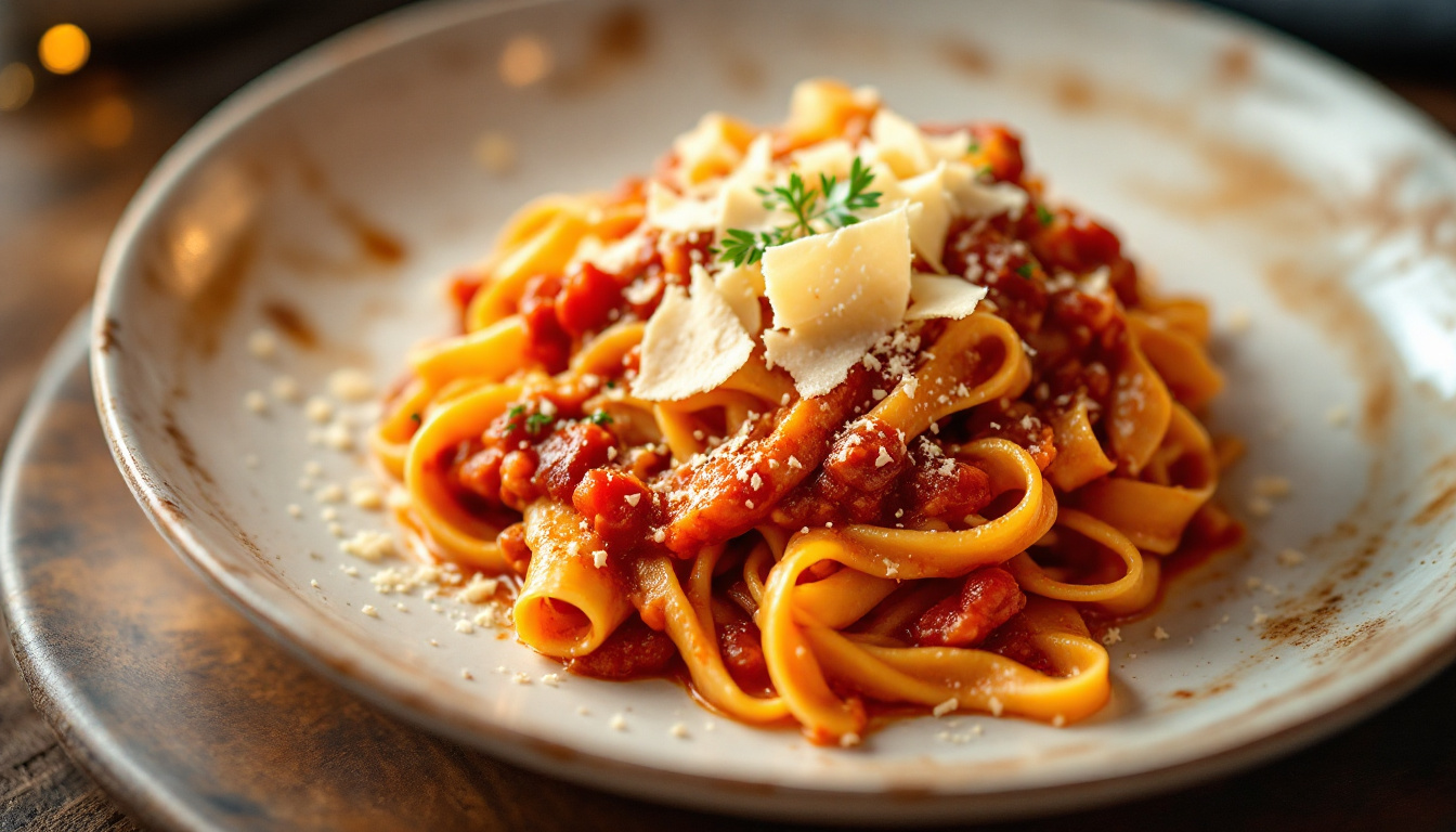 Rigatoni all'Amatriciana Autêntica: Guanciale e Pecorino - imagem 8