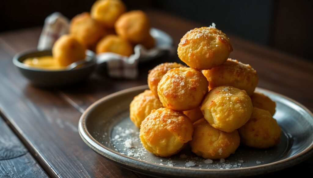 Pommes Dauphine: Croquete de Batata com Massa Choux