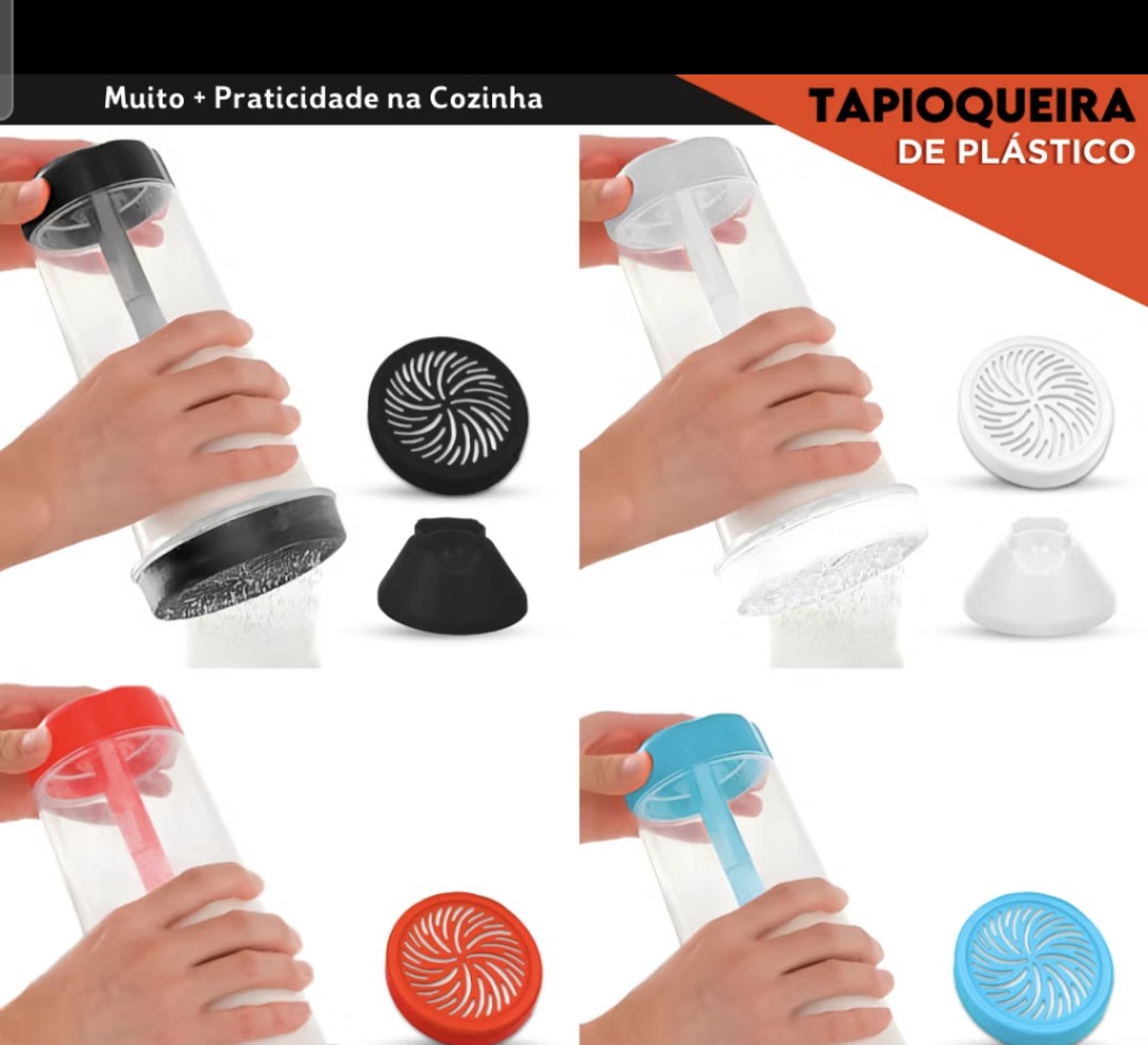 Tapioqueira nas 4 cores disponiveis