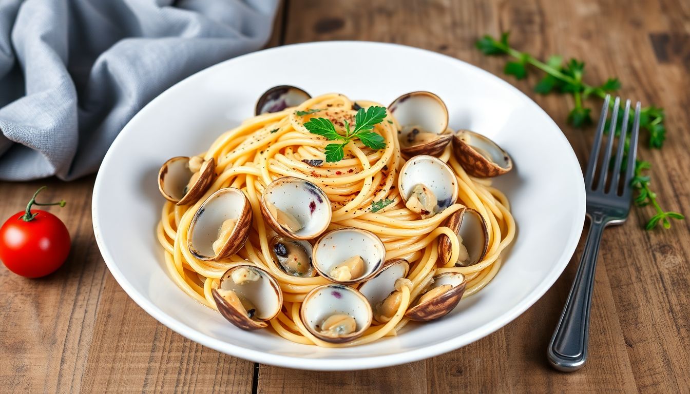 Spaghetti alle Vongole Receita - imagem 1