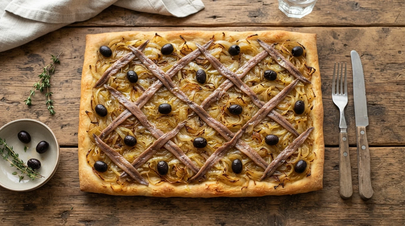 pissaladière tarte salgada de nice - imagem 1