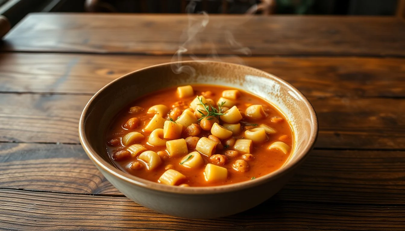 pasta e fagioli receita italiana - imagem 1