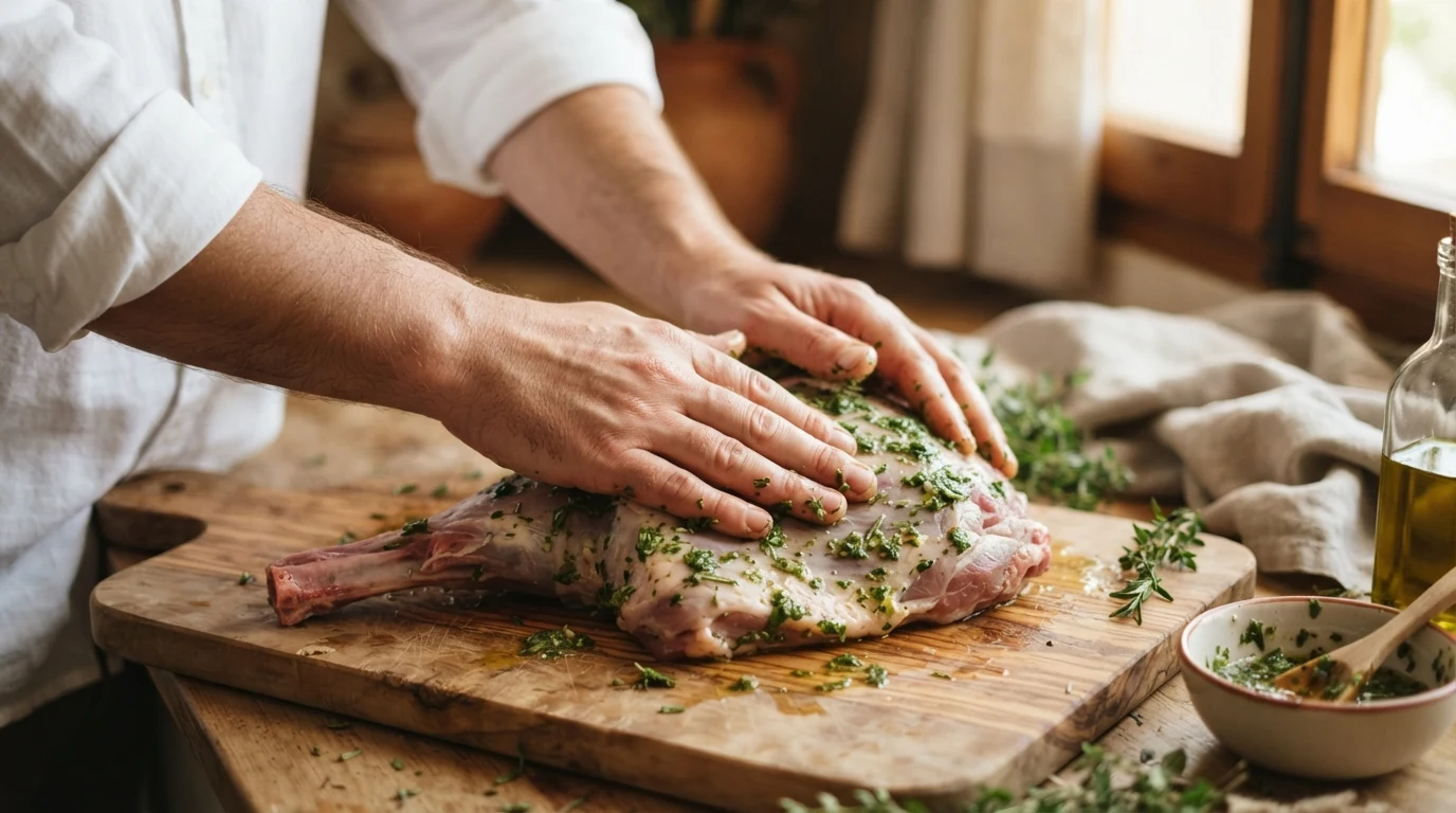 cabrito assado técnica mediterrânea - imagem 4