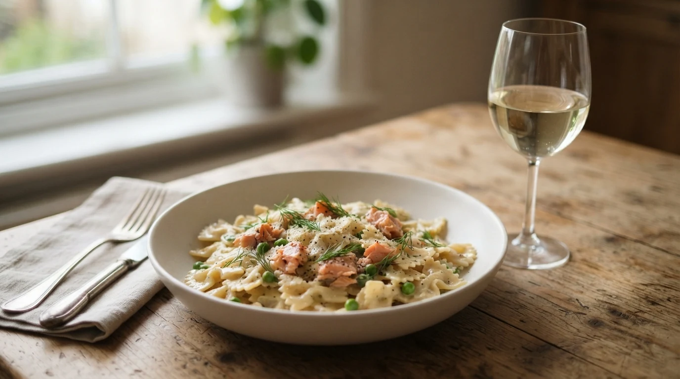 farfalle com salmão técnica italiana - imagem 8